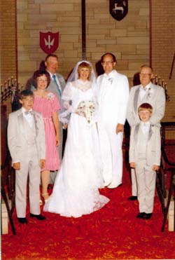 Robert Burdette and Viginia Hansen Freese Wedding